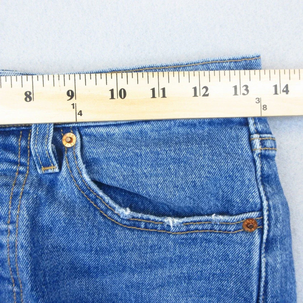 Levi's 501 Jeans Womens 26 Med Blue 145th Anniversary Limited Edition Distressed
